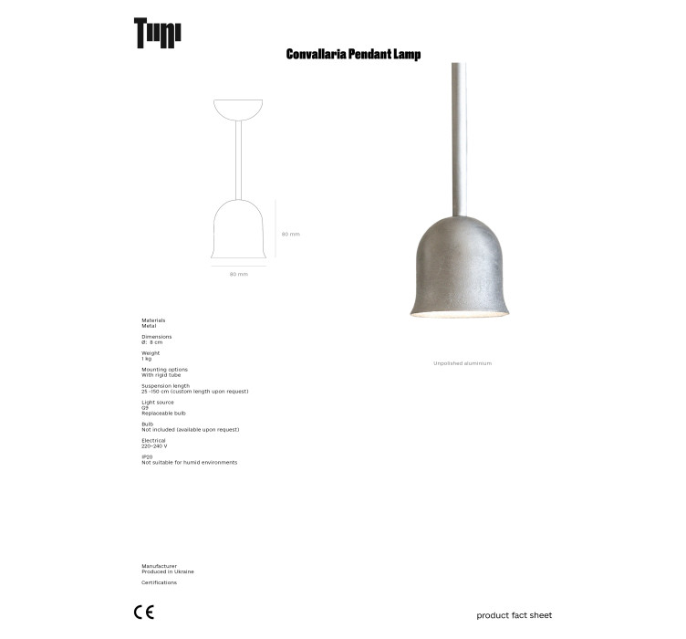 Підвісний Світильник Convallaria5